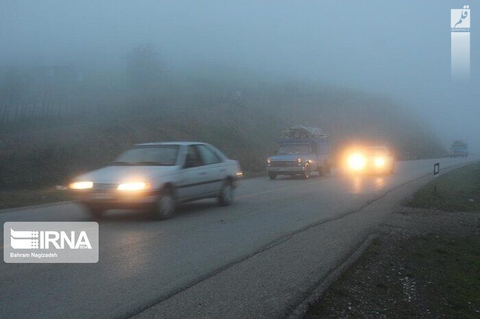 جاده‌های استان کرمانشاه مه گرفته است؛ رانندگان احتیاط کنند