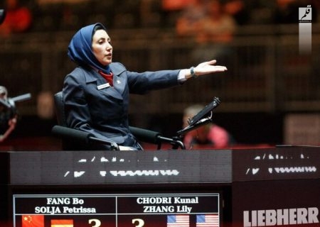 قضاوت دو داور زن ایران در مسابقات تنیس روی میز بازی‌های آسیایی ۲۰۲۲