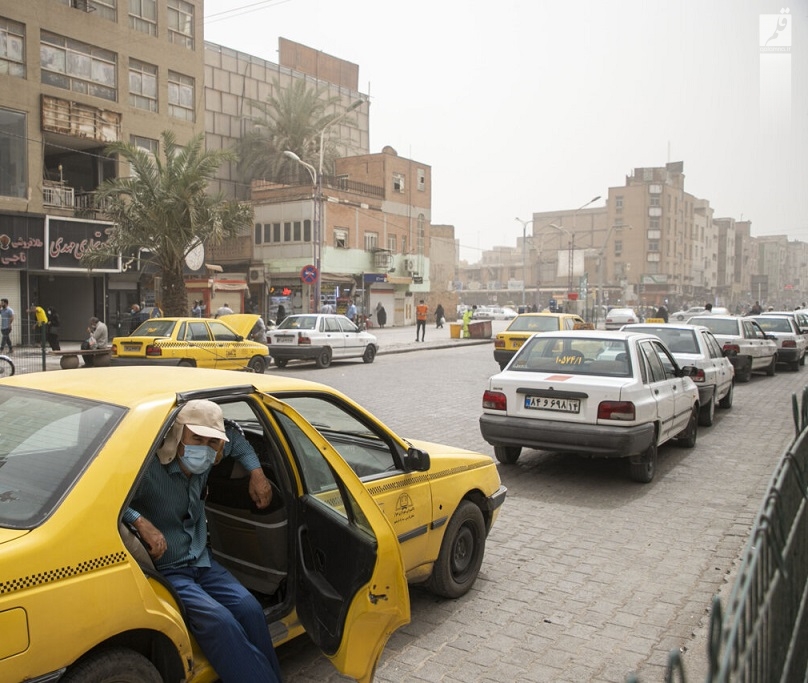 مراجعه ۸۲۰ خوزستانی بر اثر گرد و خاک به بیمارستان ها در شبانه روز گذشته