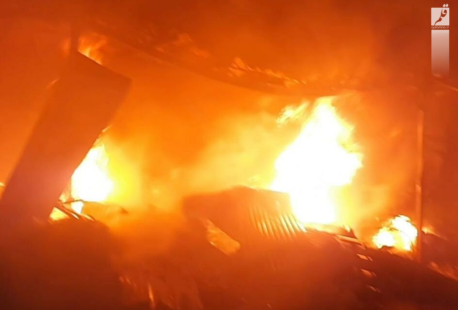 آتش‌سوزی کارگاه رنگ در جنوب تهران مهار شد